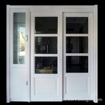 Interior Laminated Wood Sliding Door, Timber Frame with Environment-friendly Paint